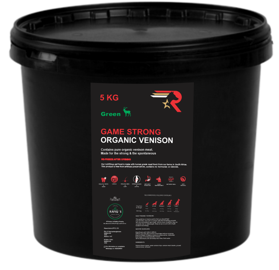 Game Strong - Organic Venison 5kg