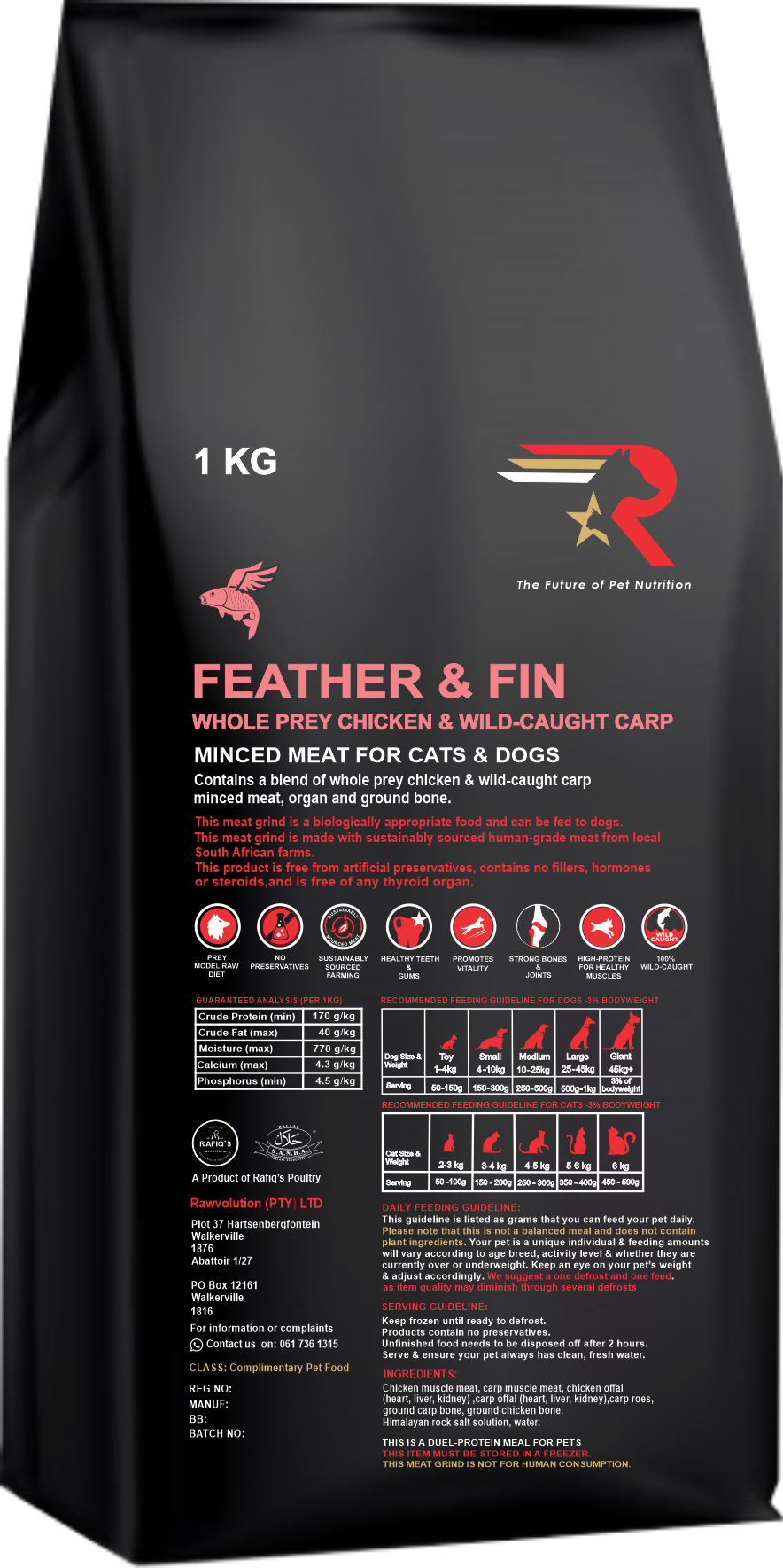 Cat Food - 1kg Range